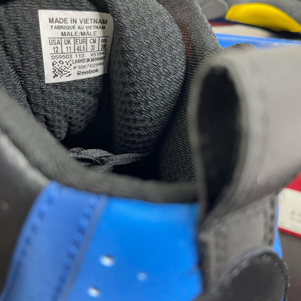 Reebok Kamikaze II OKC 12 (Moderately Worn Pre-Owned)ReebokBlack / Blue-Blazing Orange - Image 6
