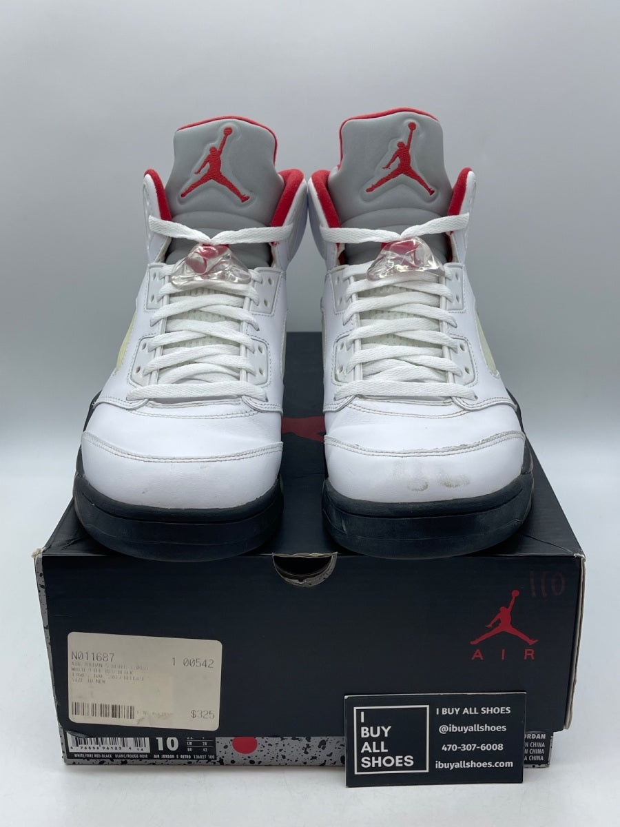 Jordan 5 Retro Fire Red (2013) 10 (Moderately Worn Pre-Owned) - Image 2