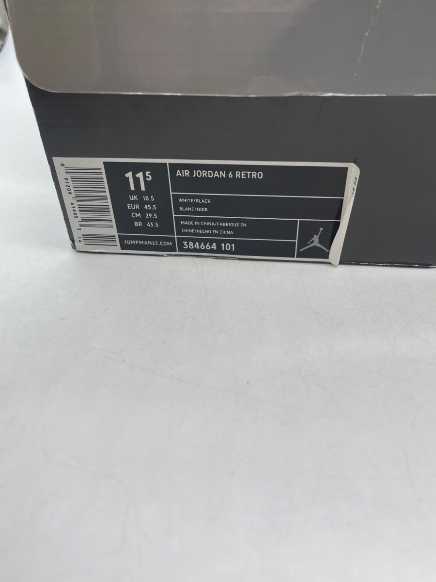 Jordan 6 Retro Oreo 11.5 (Moderately Worn Pre-Owned) - Image 9