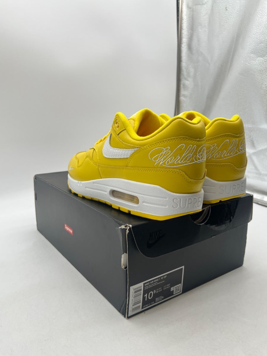 Nike Air Max 1 '87 SP Supreme Speed Yellow 10.5 (VNDS Pre-Owned)NikeSpeed Yellow/White/Speed Yellow - Image 5