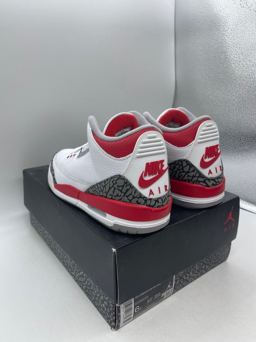 Jordan 3 Retro Fire Red (2022) (GS) (Size 6Y) - Image 4
