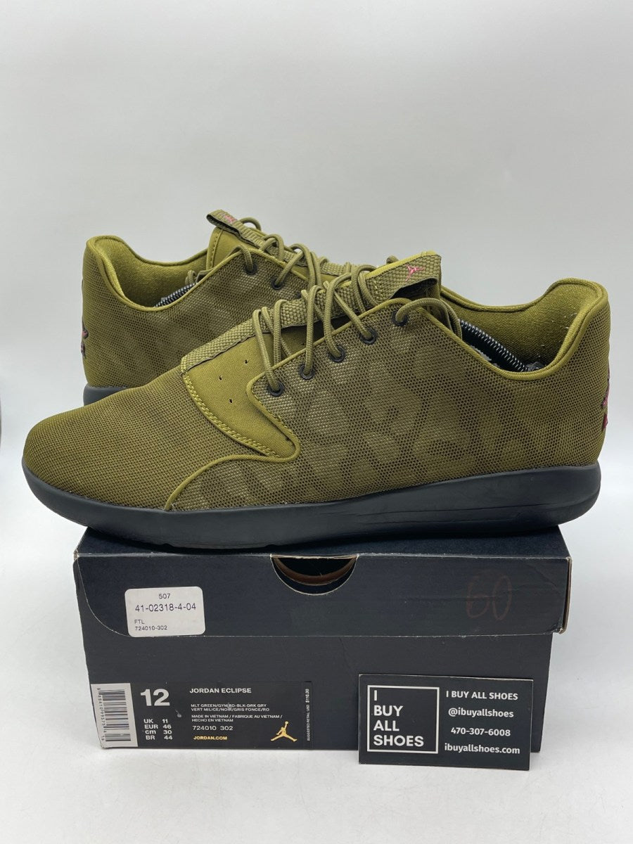 Air Jordan Eclipse 'Militia Green' 12 (Moderately Worn Pre-Owned) - Image 1