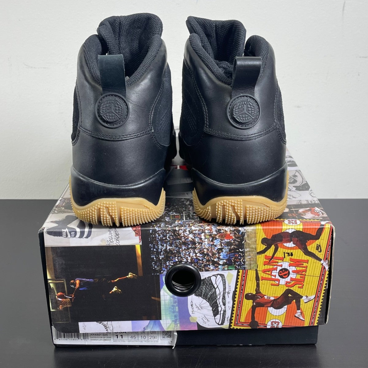 Jordan 9 Retro Boot NRG Black Light Gum 11 (Moderately Worn Pre-Owned)JordanBlack/Black-Gum Light Brown - Image 4