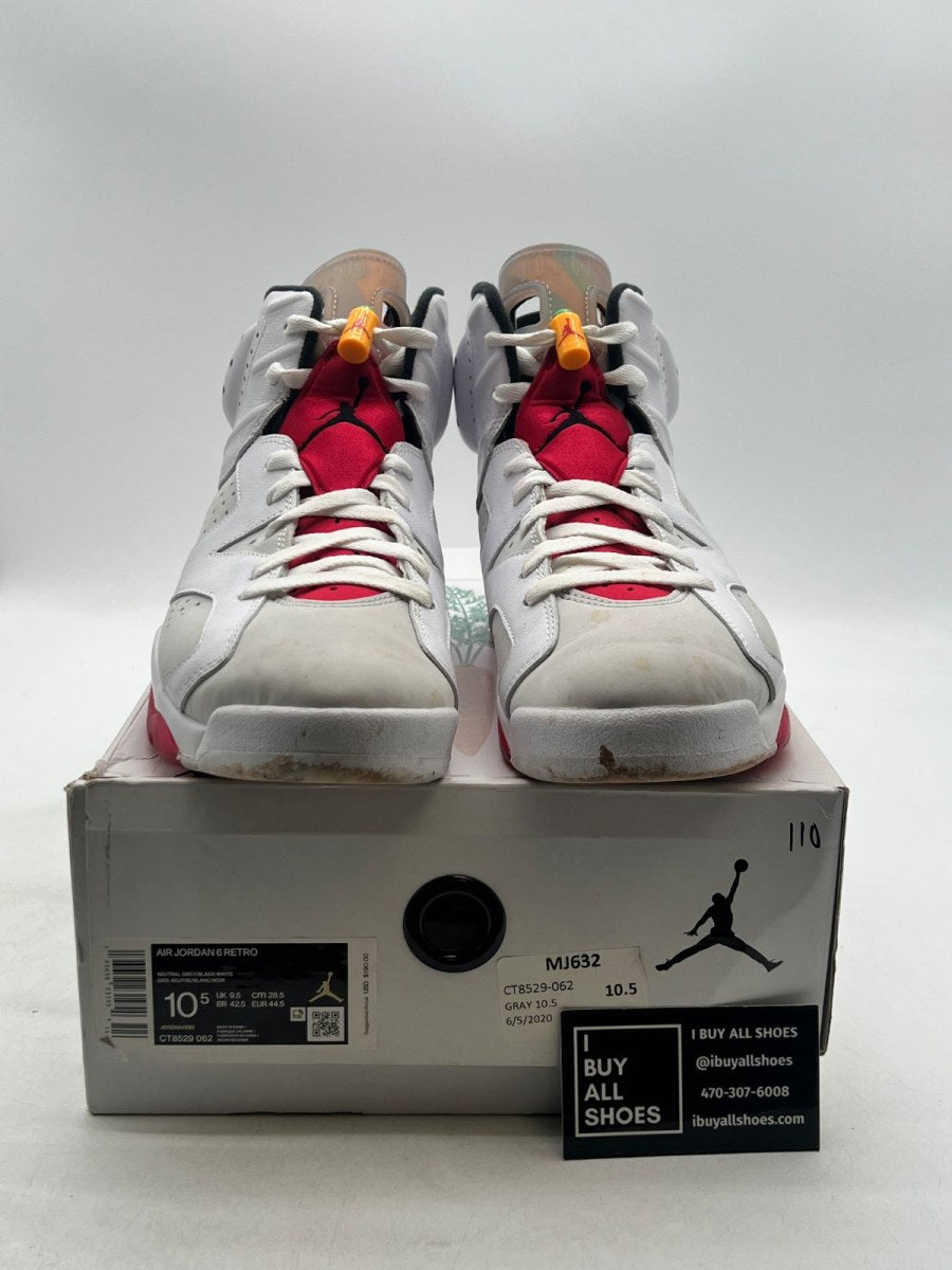 Jordan 6 Retro Hare 10.5 (Moderately Worn Pre-Owned) - Image 2