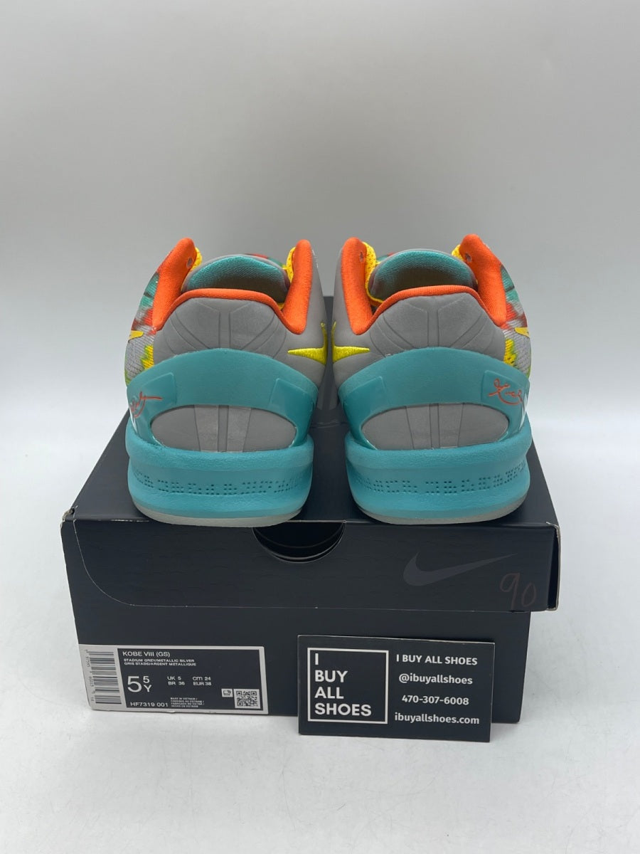 Nike Kobe 8 Protro Venice Beach (2024) (GS) 5.5Y (Moderately Worn Pre-Owned) - Image 3