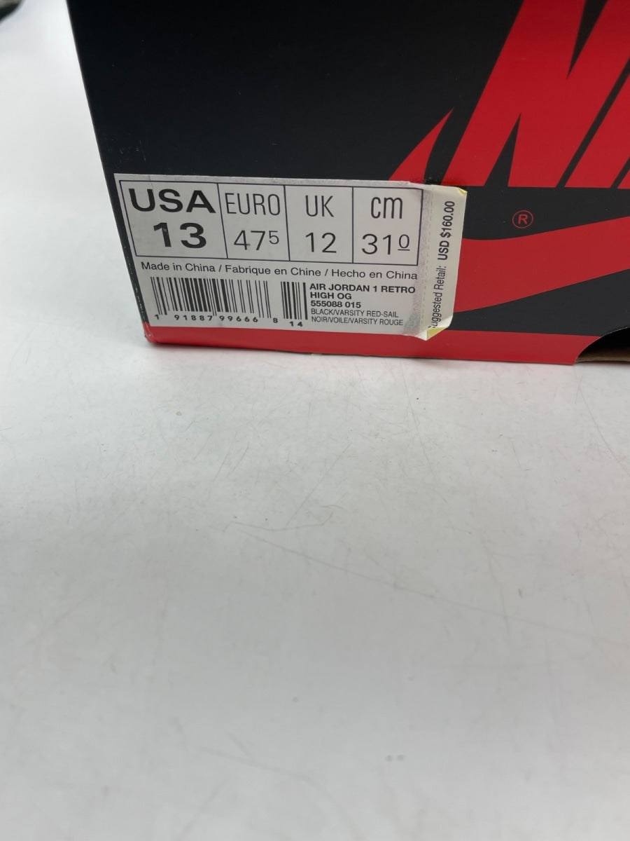 Jordan 1 Retro High Sports Illustrated (A Star Is Born) 13 (Heavily Worn Pre-Owned) - Image 9
