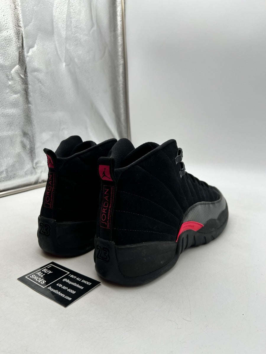 Jordan 12 Retro Black Rush Pink (GS) 9.5Y (Lightly Worn Pre-Owned) - Image 5