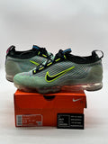 Nike Air VaporMax 2021 Flyknit Next Nature Volt Photo Blue 12 (Lightly Worn Pre-Owned) - Image 1