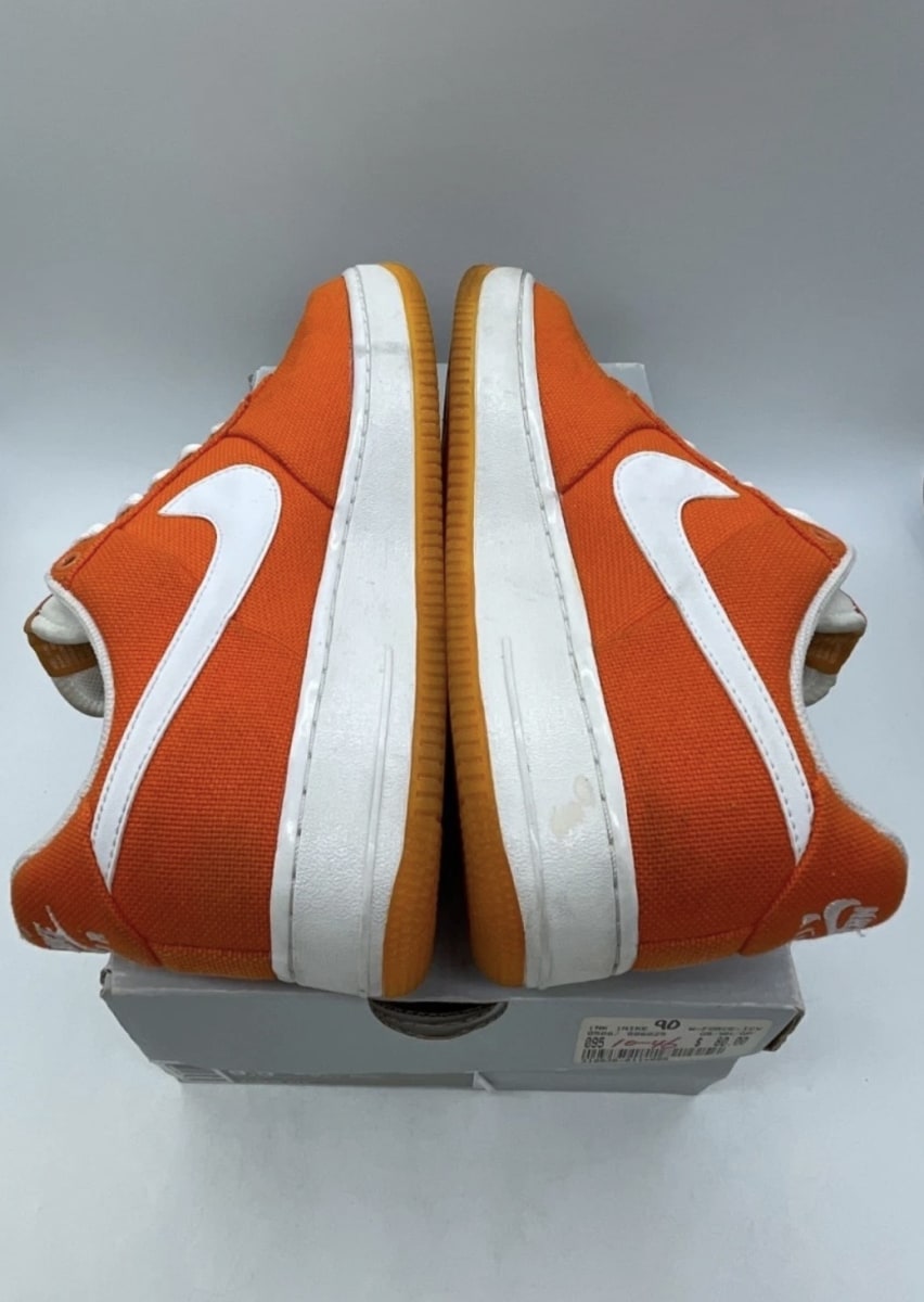 Nike Air Force 1 Low Orange Peel (GS) 9.5Y (Heavily Worn Pre-Owned)NikeOrange Blaze/White-Orange Peel - Image 6