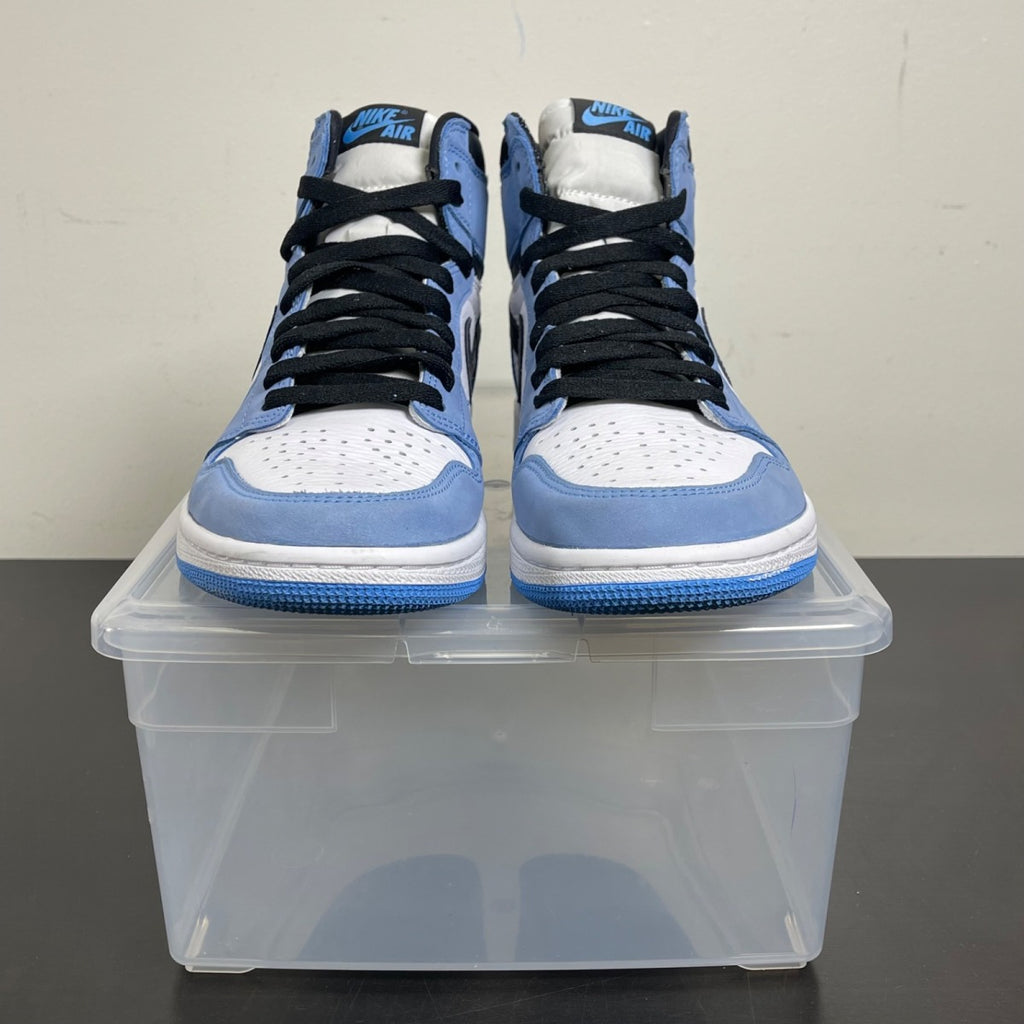 Jordan 1 Retro High OG University Blue 9 (Moderately Worn Pre-Owned)JordanWhite/University Blue-Black - Image 2