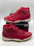 Jordan 11 Retro Win Like 96 10.5 (Moderately Worn Pre-Owned)JordanGym Red/Black-White - Image 1