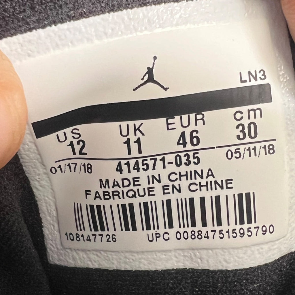Jordan 13 Retro Carmelo Anthony Class Of 2002 (B-Grade) 12 (Lightly Worn Pre-Owned)JordanBlack/University Red-University Gold - Image 4