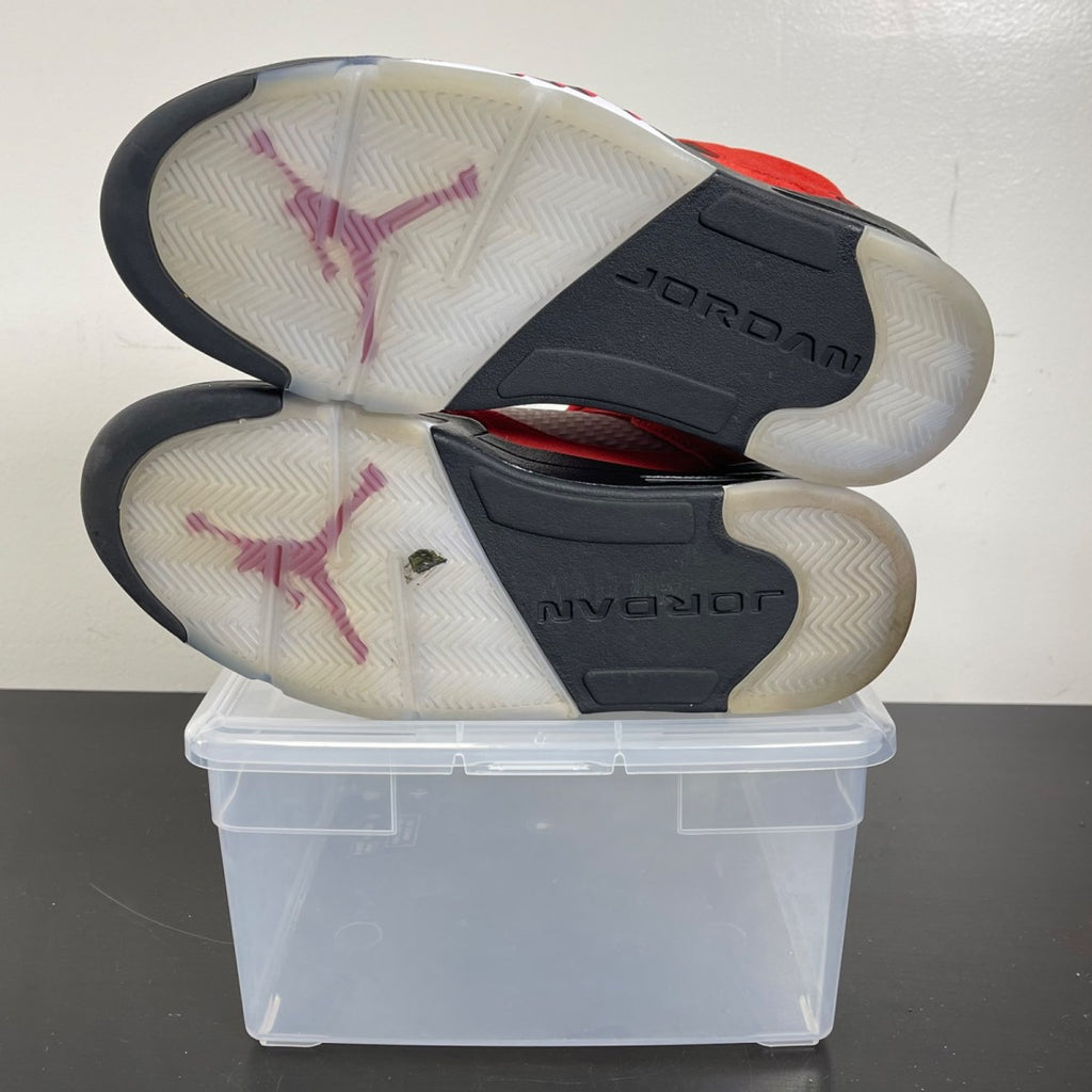 Jordan 5 Retro Raging Bull Red (2021) 9.5 (Moderately Worn Pre-Owned)JordanVarsity Red/Black-White - Image 5