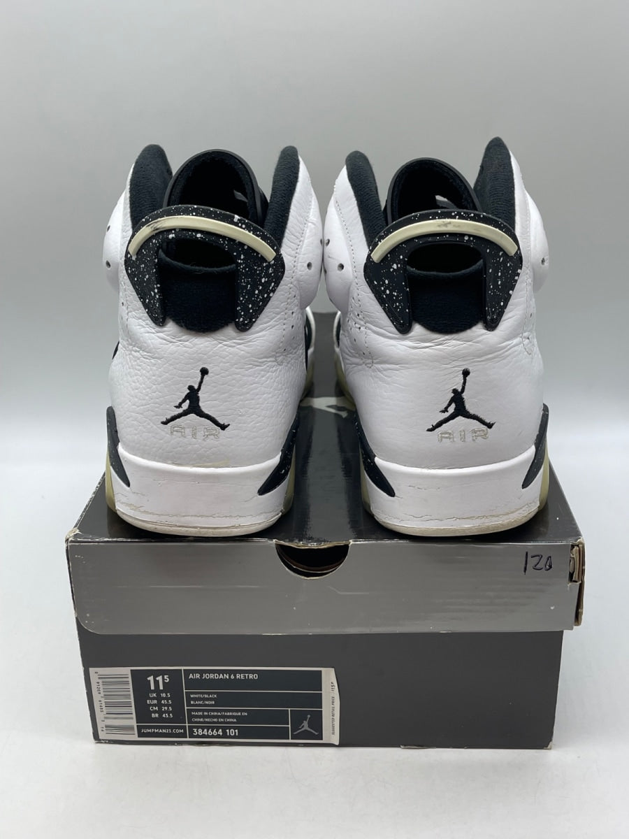 Jordan 6 Retro Oreo 11.5 (Moderately Worn Pre-Owned)JordanWhite/Black-Speckle - Image 3