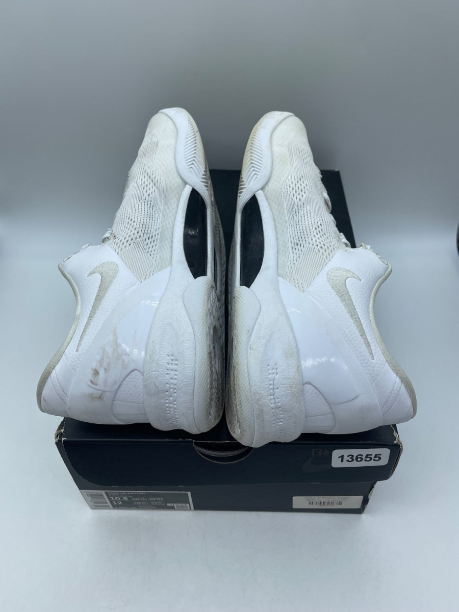 Nike Kobe 8 Protro Halo 10.5 (Moderately Worn Pre-Owned)NikeWhite/White-White - Image 6