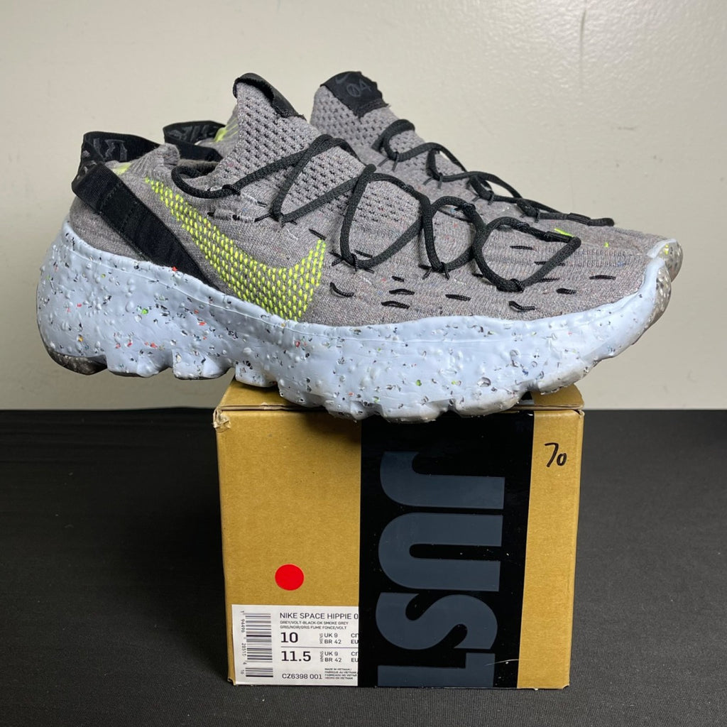 Nike Space Hippie 04 Grey Volt (Size 10) - Image 1