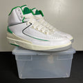 Jordan 2 Retro Lucky Green (Size 10) - aux