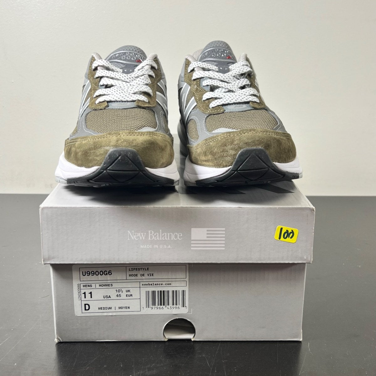 New Balance 990v6 MiUSA True Camo White 11 (Lightly Worn Pre-Owned)New BalanceTrue Camo/White - Image 2
