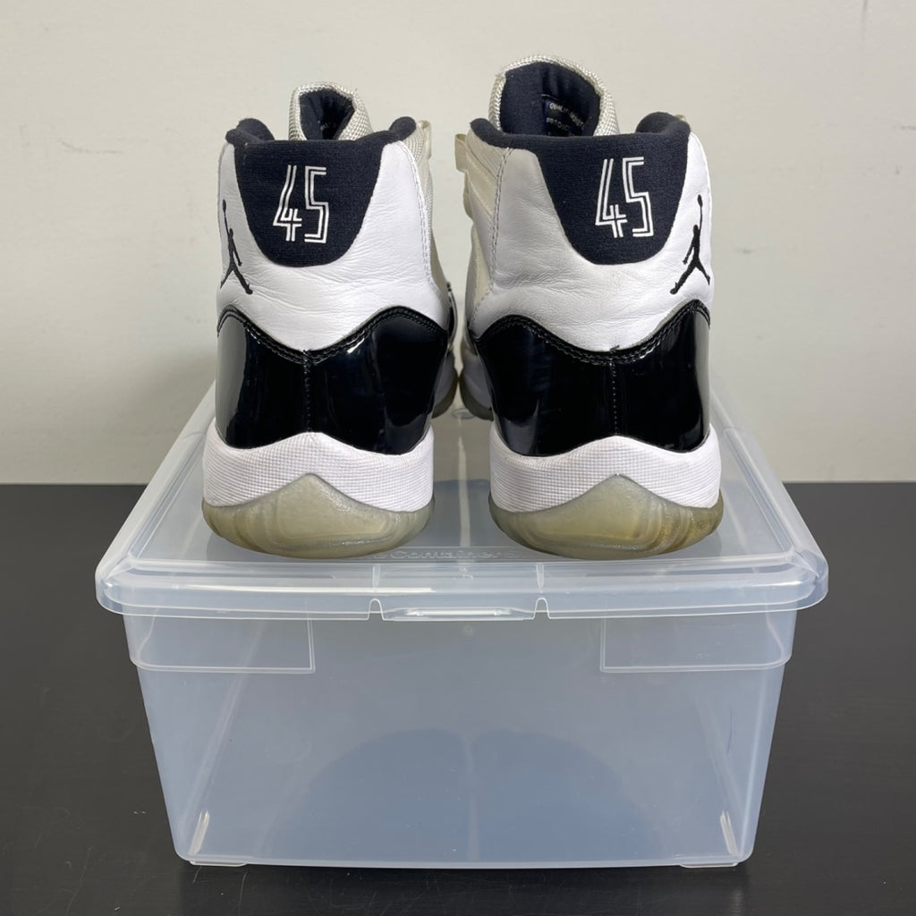 Jordan 11 Retro Concord (2018) 8 (Moderately Worn Pre-Owned)JordanWhite/Black-Concord - Image 3