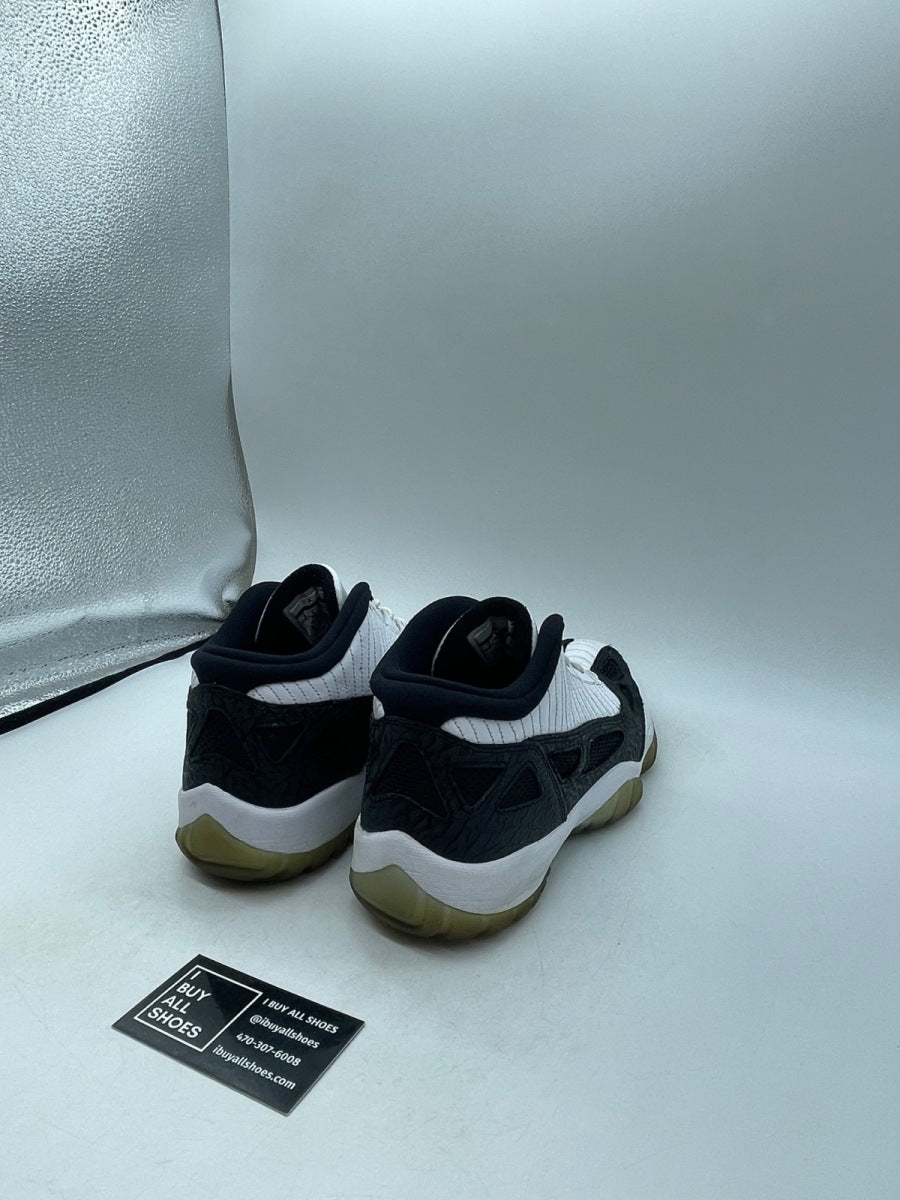 Air Jordan 11 Retro Low IE 'White Black' 9 (Moderately Worn Pre-Owned) - Image 5