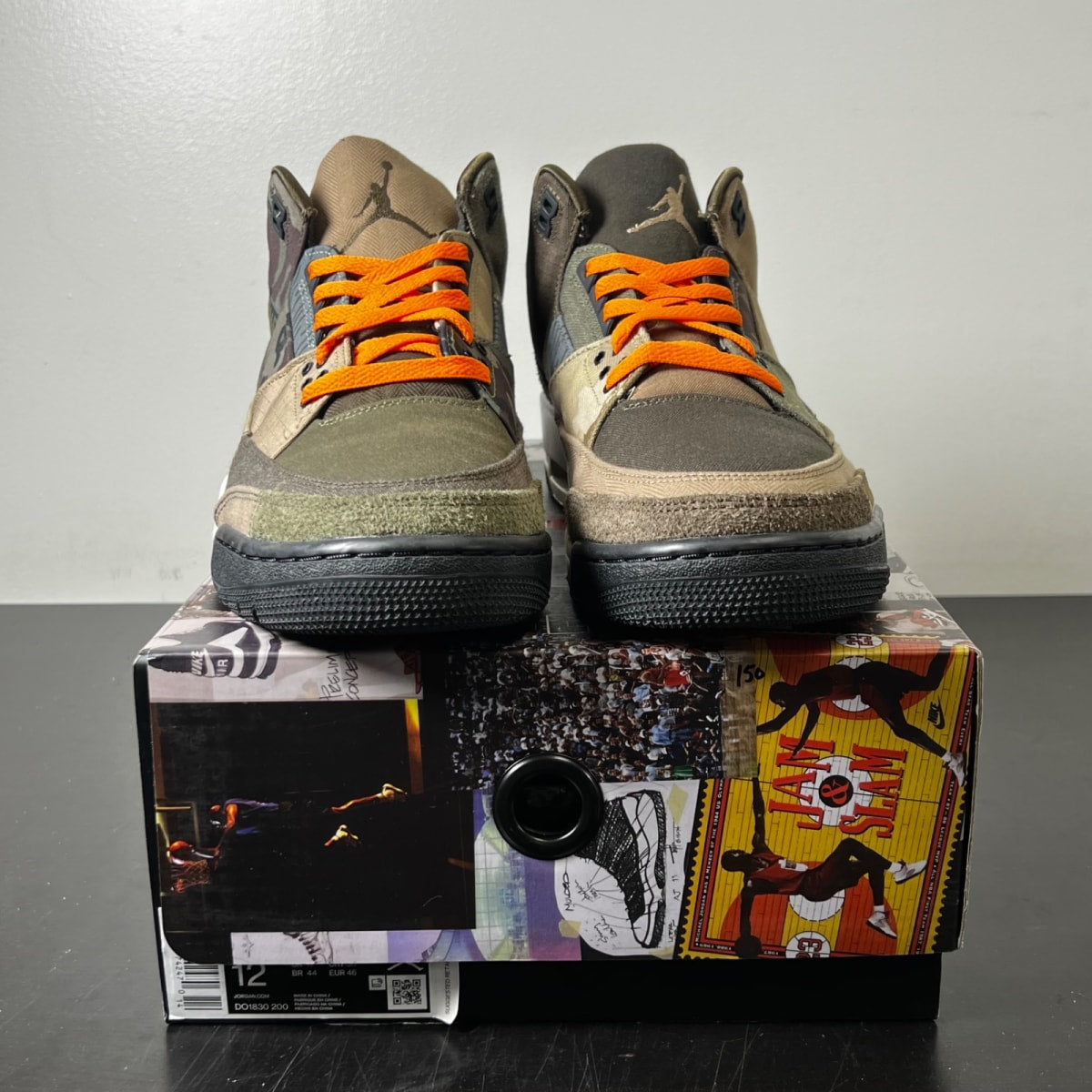 Jordan 3 Retro Patchwork Camo 12 (Lightly Worn Pre-Owned)JordanDark Hazel/Multi-Color - Image 2