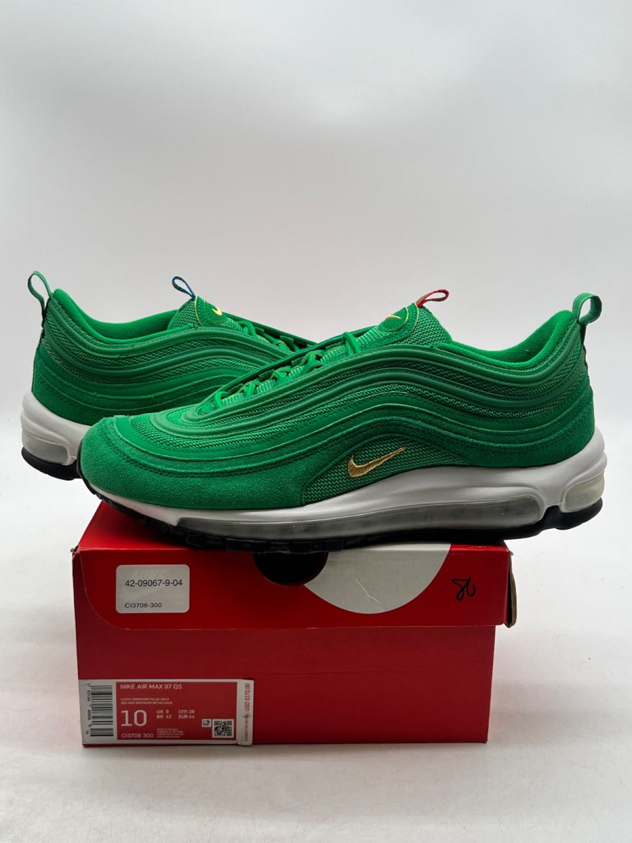 Nike Air Max 97 QS 'Olympic Rings - Green' 10 (Lightly Worn Pre-Owned)Nike - Image 1