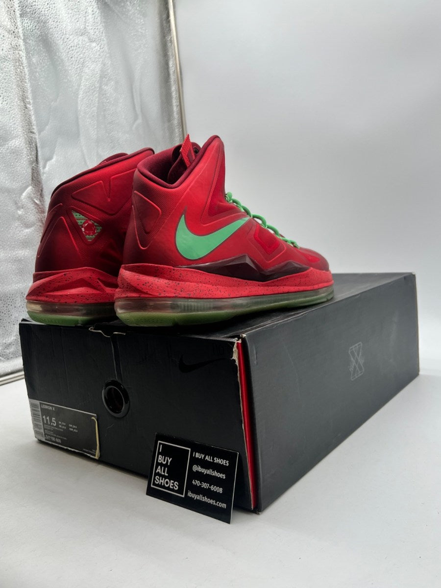 Nike LeBron X Christmas 11.5 (Moderately Worn Pre-Owned) - Image 5
