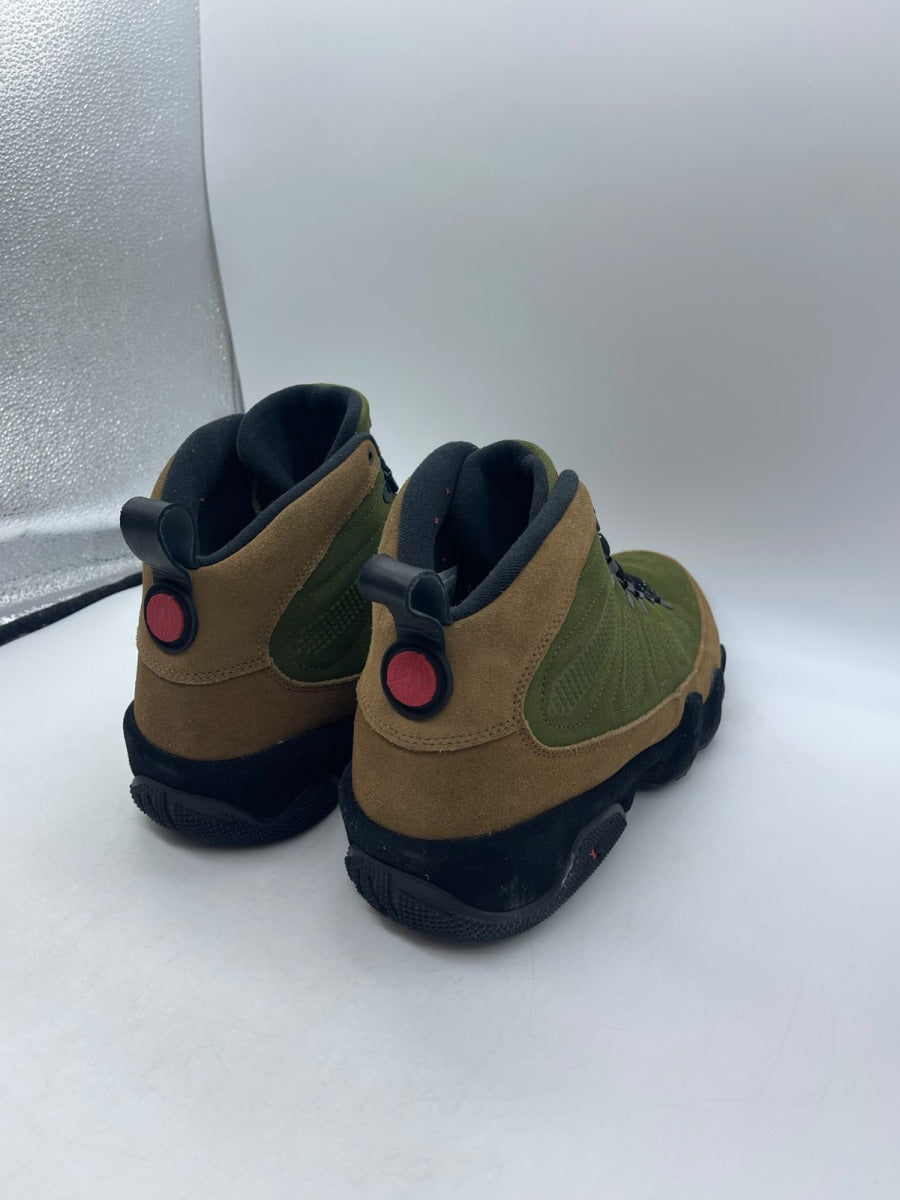 Jordan 9 Retro Boot NRG Military Brown 13 (Moderately Worn Pre-Owned)JordanMilitary Brown/Legion Green-University Red-Black - Image 5