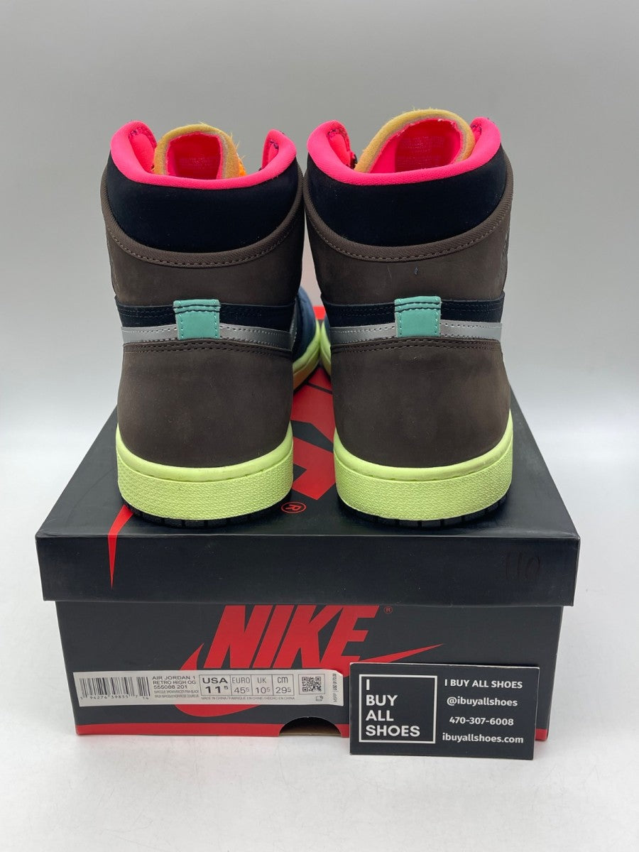 Jordan 1 Retro High Tokyo Bio Hack 11.5 (Moderately Worn Pre-Owned) - Image 3