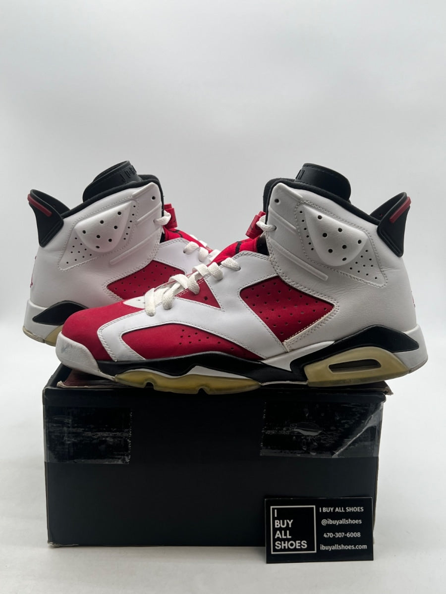 Jordan 6 Retro Carmine CDP (2008) 11 (Moderately Worn Pre-Owned) - Image 1
