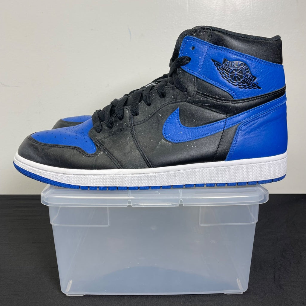 Jordan 1 Retro Royal (2017) 14 (Moderately Worn Pre-Owned)JordanBlack/Varsity Royal-White - Image 3