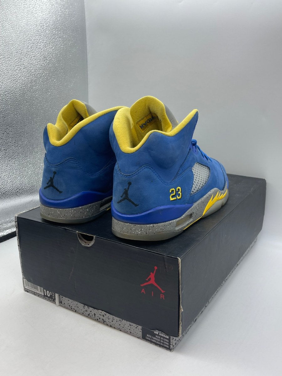 Jordan 5 Retro JSP Laney Varsity Royal 10.5 (Moderately Worn Pre-Owned)JordanVarsity Royal/Varsity Maize-Light Charcoal - Image 5