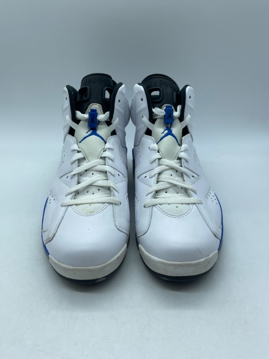 Jordan 6 Retro Sport Blue (2014) 13 (Moderately Worn Pre-Owned)JordanWhite/Sport Blue-Black - Image 2