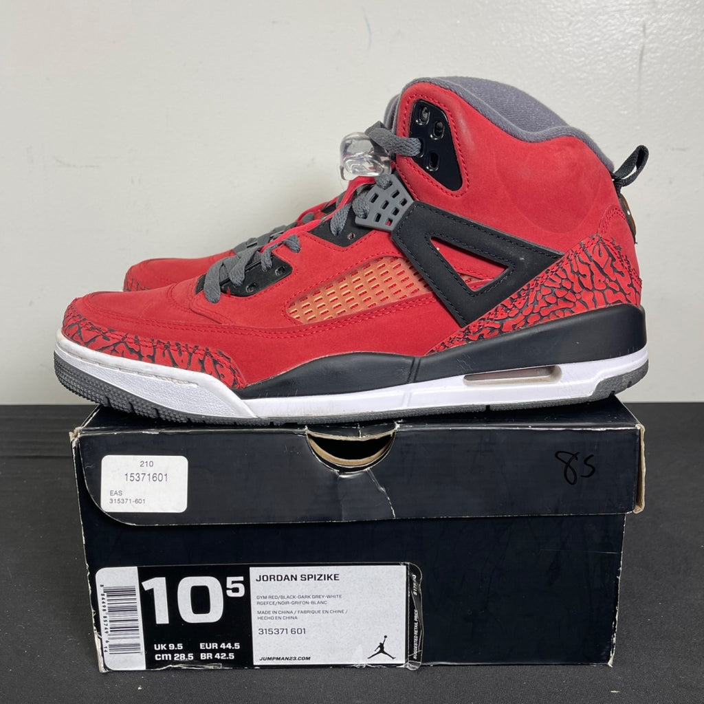 Jordan Spizike Toro Bravo 10.5 (Moderately Worn Pre-Owned)JordanGym Red/Black-Dark Grey - Image 3