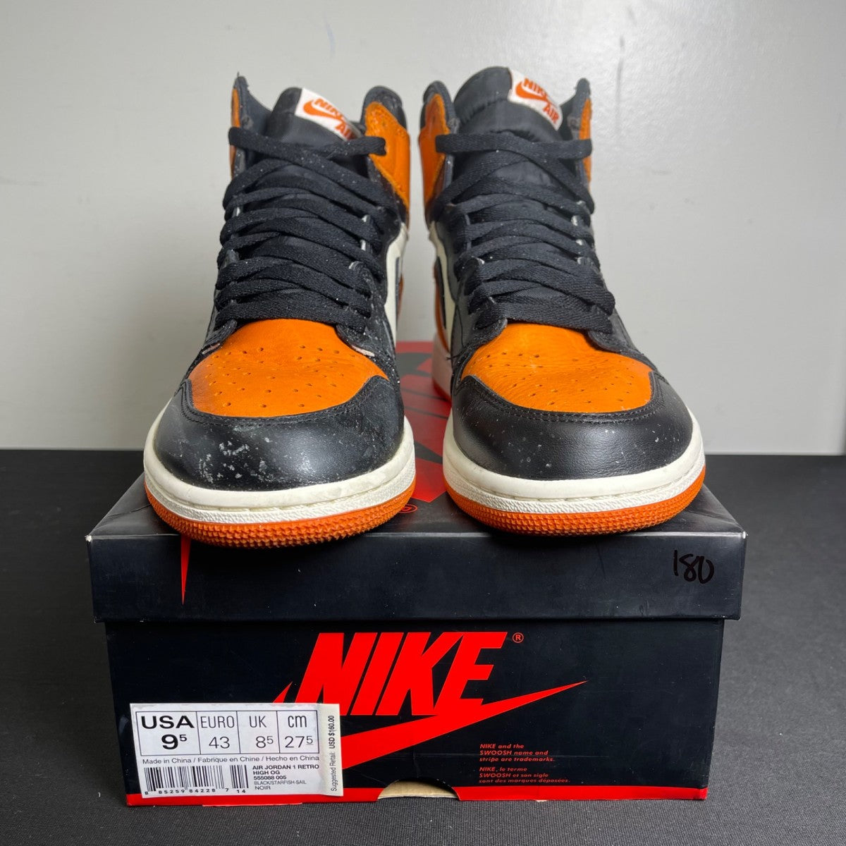 Jordan 1 Retro Shattered Backboard (Size 9.5) - Image 2