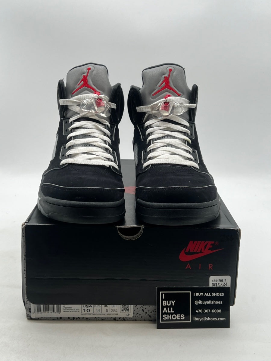 Jordan 5 Retro OG Black Metallic Reimagined 10 (Lightly Worn Pre-Owned) - Image 2