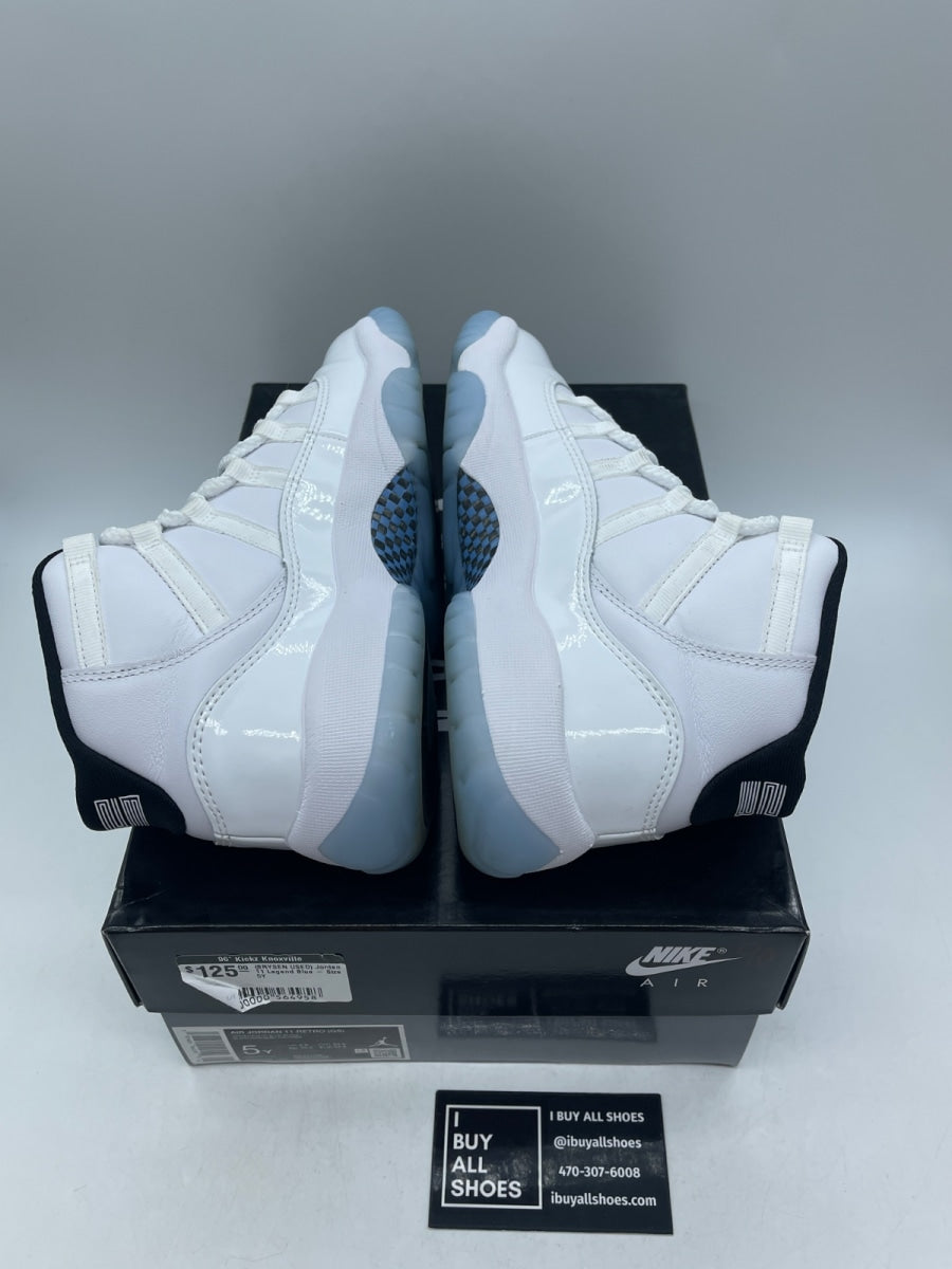Jordan 11 Retro Legend Blue (2024) (GS) 5Y (Heavily Worn Pre-Owned) - Image 6