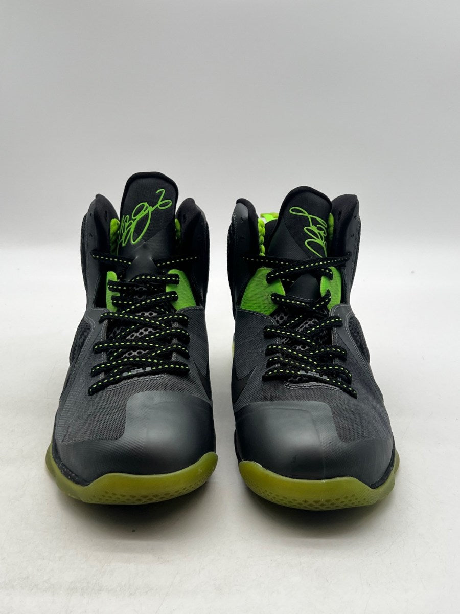 Nike LeBron 9 Dunkman 11.5 (Lightly Worn Pre-Owned)NikeDark Grey/Black-Volt - Image 4