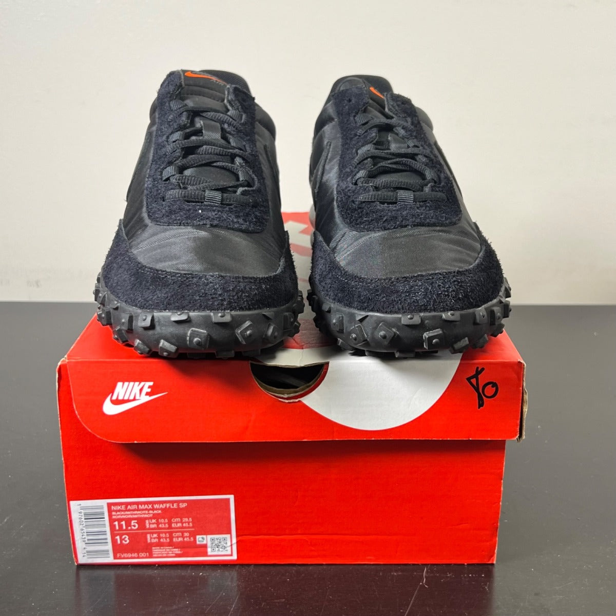 Nike Air Max Waffle Racer SP Black Anthracite (Size 11.5) - Image 2