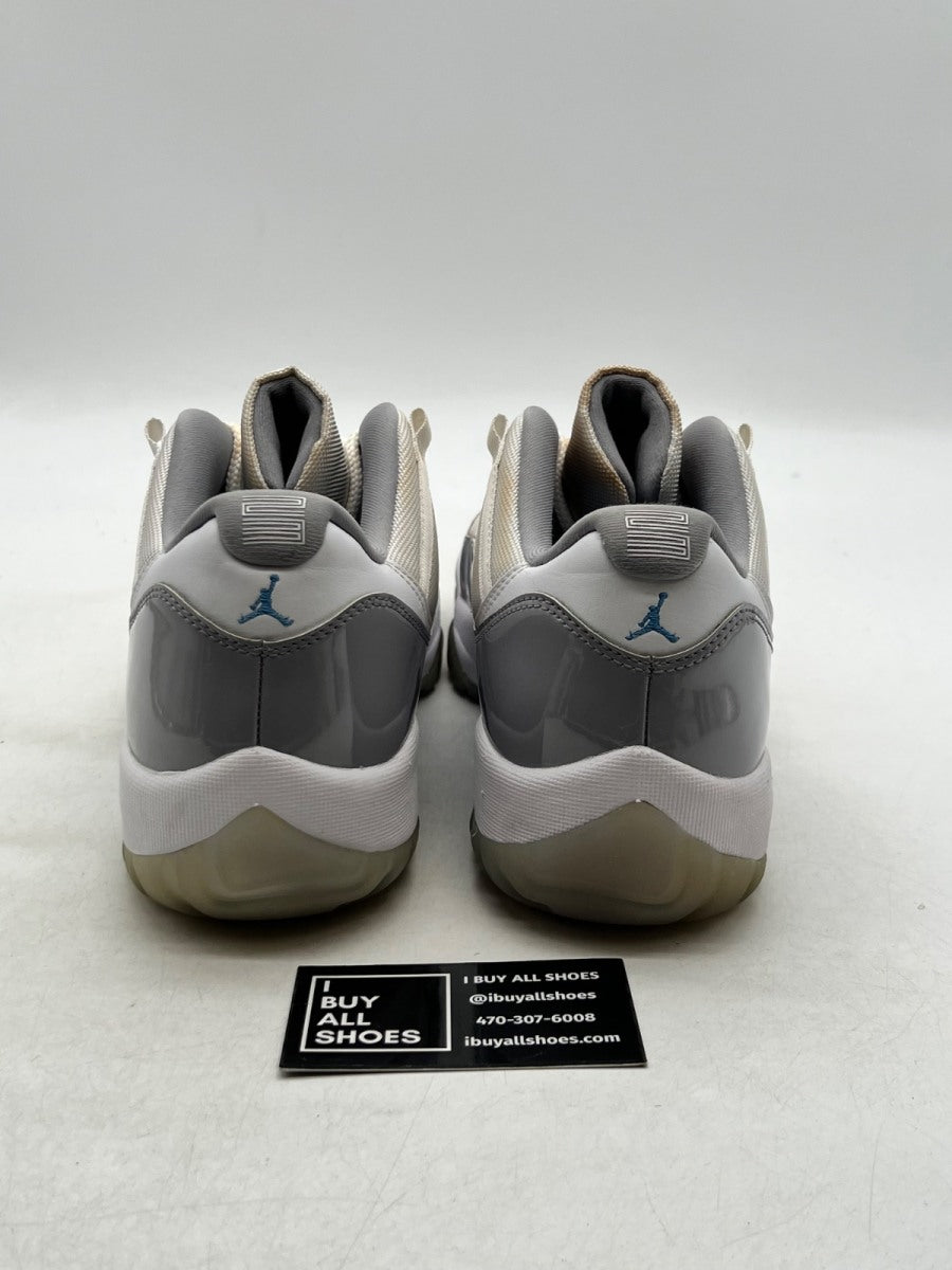 Jordan 11 Retro Low Cement Grey 12 (Heavily Worn Pre-Owned) - Image 3