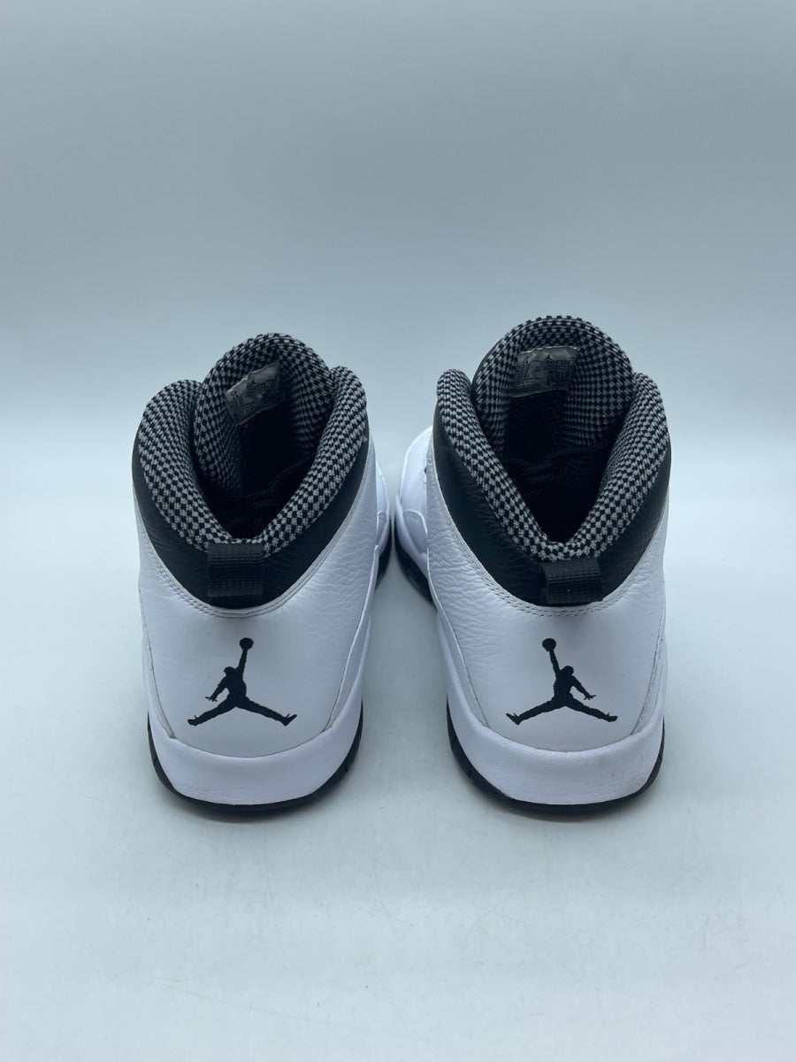 Jordan 10 Retro OG Steel (2025) 14 (Moderately Worn Pre-Owned)JordanWhite/Black-Light Steel Grey - Image 3