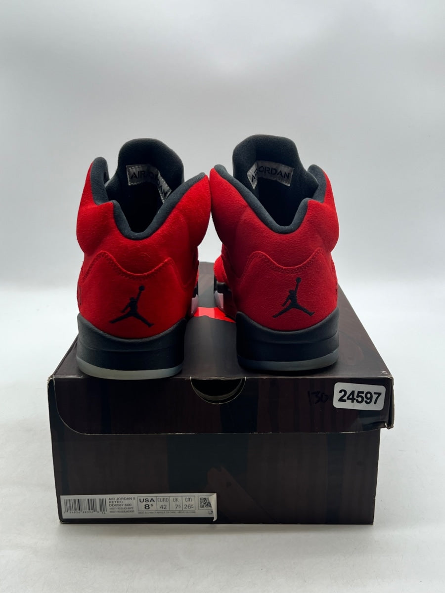 Jordan 5 Retro Raging Bull Red (2021) 8.5 (Lightly Worn Pre-Owned)JordanVarsity Red/Black-White - Image 5