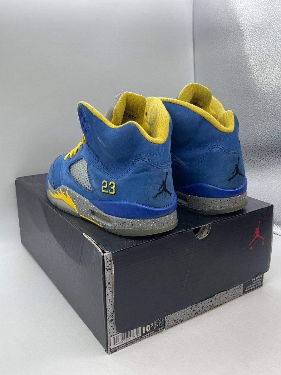 Jordan 5 Retro JSP Laney Varsity Royal 10.5 (Moderately Worn Pre-Owned)JordanVarsity Royal/Varsity Maize-Light Charcoal - Image 4