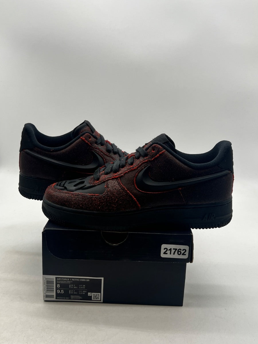 Nike Air Force 1 Low Retro QS Halloween Skull 8 (Lightly Worn Pre-Owned) - Image 1