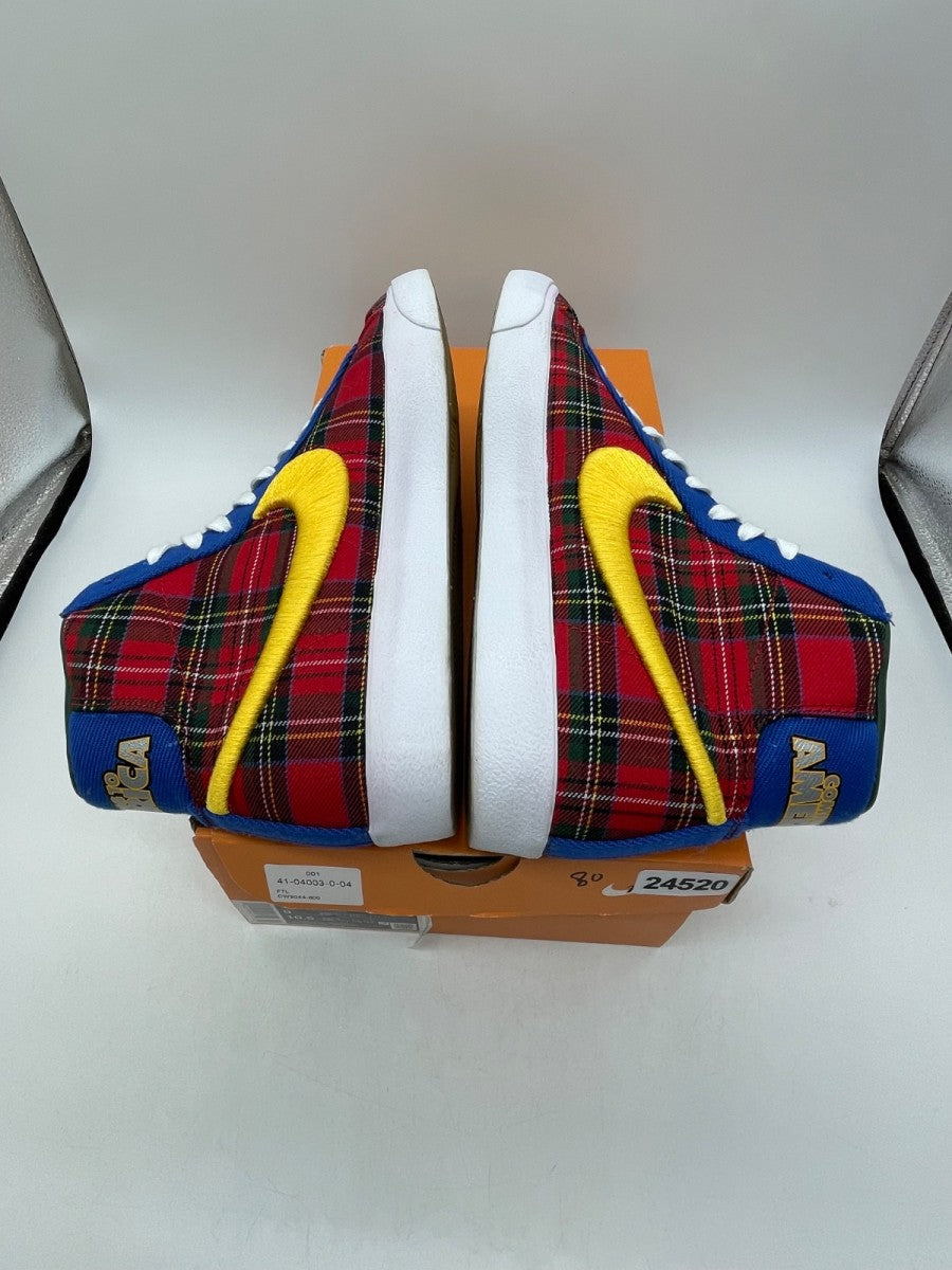 Nike Blazer Mid 77 Vintage Coming to America 9 (Moderately Worn Pre-Owned)NikeRed/Yellow-Royal-Green - Image 6