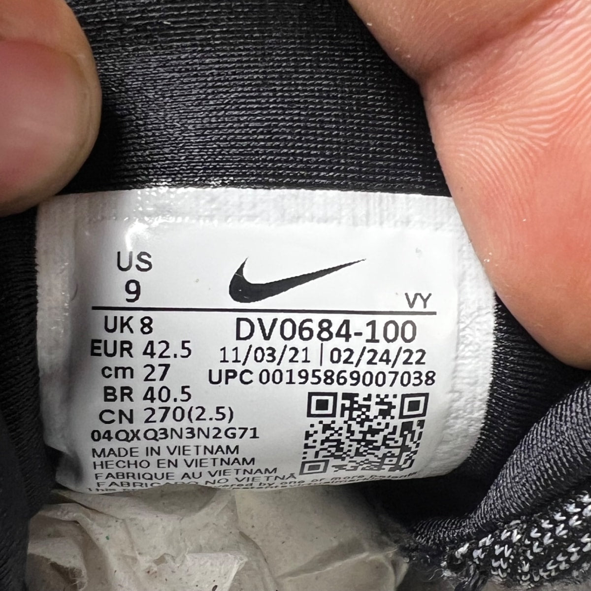 Nike Air Max Penny 1 Home (2022) 9 (Lightly Worn Pre-Owned)NikeWhite/Varsity Royal-Black - Image 6