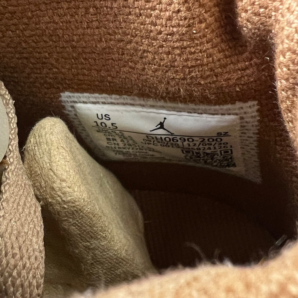Jordan 6 Retro Travis Scott British Khaki 10.5 (Lightly Worn Pre-Owned)JordanBritish Khaki/Sail-Bright Crimson - Image 7