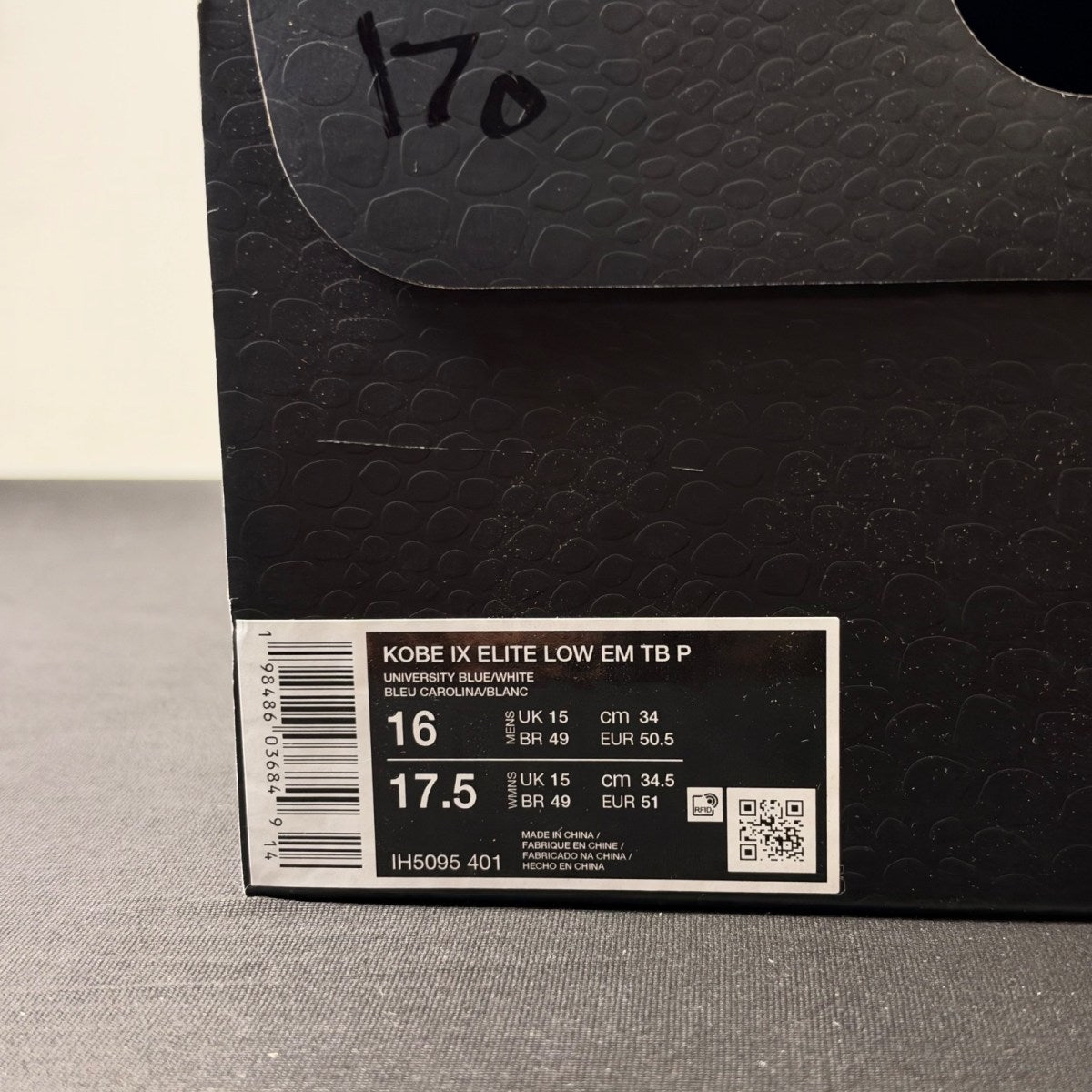Nike Kobe 9 Elite Low EM Protro TB University Blue White (Size 16) - Image 4
