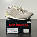 New Balance 574 Un-N-Ding 10 (Lightly Worn Pre-Owned)New BalanceGrey/Tan-Cream - Image 1