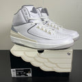 Jordan 2 Retro Cement Grey 11 (Moderately Worn Pre-Owned)JordanWhite/Cement Grey/Sail/Black - Image 1